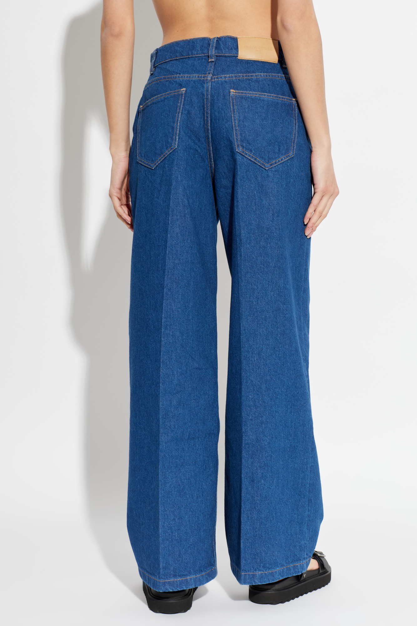 Blue Wide-leg jeans Maison Kitsuné - Vitkac France